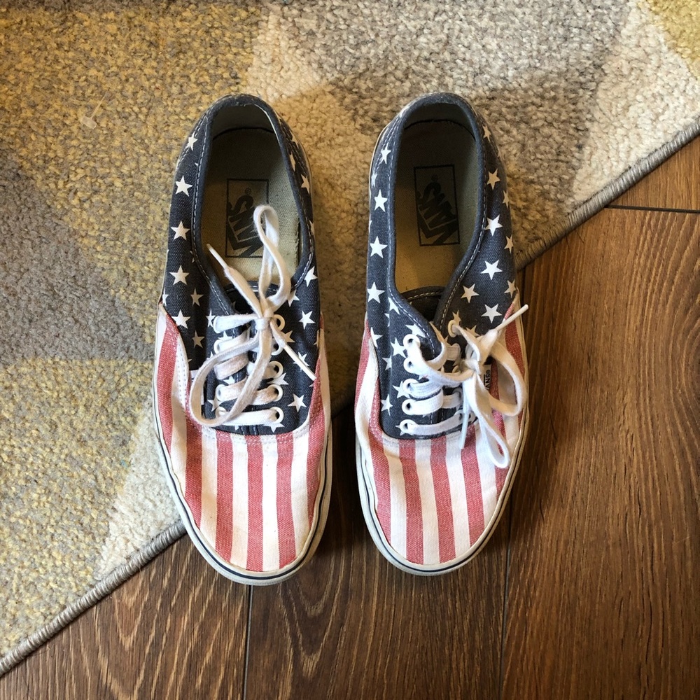 Patriotic USA Flag Vans Stars & Stripes America